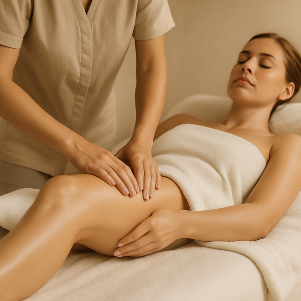 Manuelle Fuß- oder Beinmassage